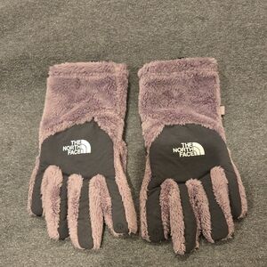 The North Face Lavender and Charcoal Gloves